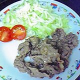 簡単おいしい☆牛こま肉のソテー♪